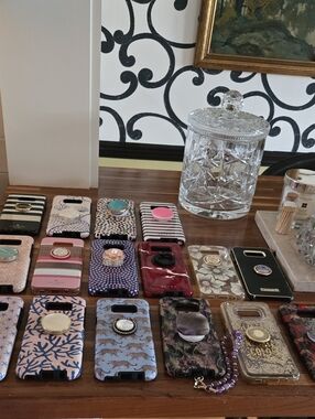 Burga and Kate Spade Multicolor Decorative Phone Cases for Samsung S8 Plus